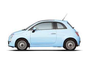 Fiat 500 Panoramic Car Rent Ibiza